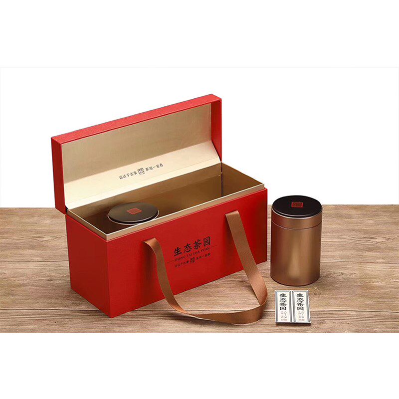 绿茶碧螺春西湖龙井白茶毛尖通用款生态茶园茶礼品盒 包装盒 空盒