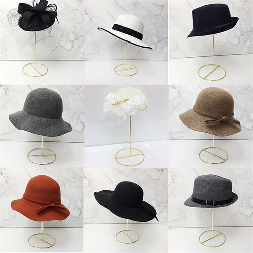 定制现代家具样板房衣柜衣帽间软装饰品摆件主卧礼帽女帽帽架组合
