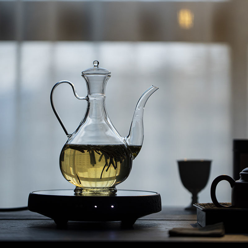 草木祠耐热高硼硅玻璃执壶水注泡茶壶酒壶醒酒器电陶炉明火花茶壶
