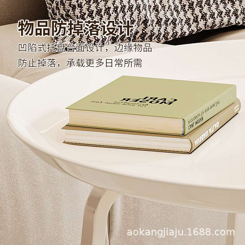 小茶几沙发边几边柜圆桌子简易家用移动床头桌小户型木桌迷你置物