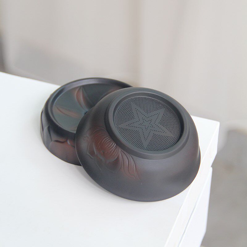 紫陶茶漏茶虑五角星全瓷一体过滤器陶瓷功夫茶具茶叶过滤网茶隔
