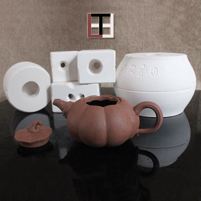 素坯模具 紫砂南瓜壶素坯模具 茶壶模具 茶壶素坯 石膏模具