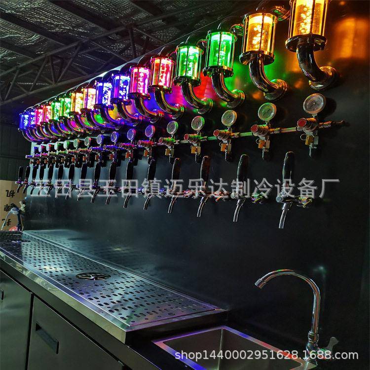 鲜啤酒墙风冷水冷一体啤酒墙出酒量大风冷带化霜功能尺寸多样式全