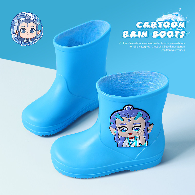 儿童可爱雨鞋宝宝水鞋卡