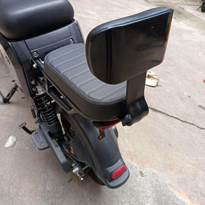 适用於电动车方形後靠背简易款通用型後