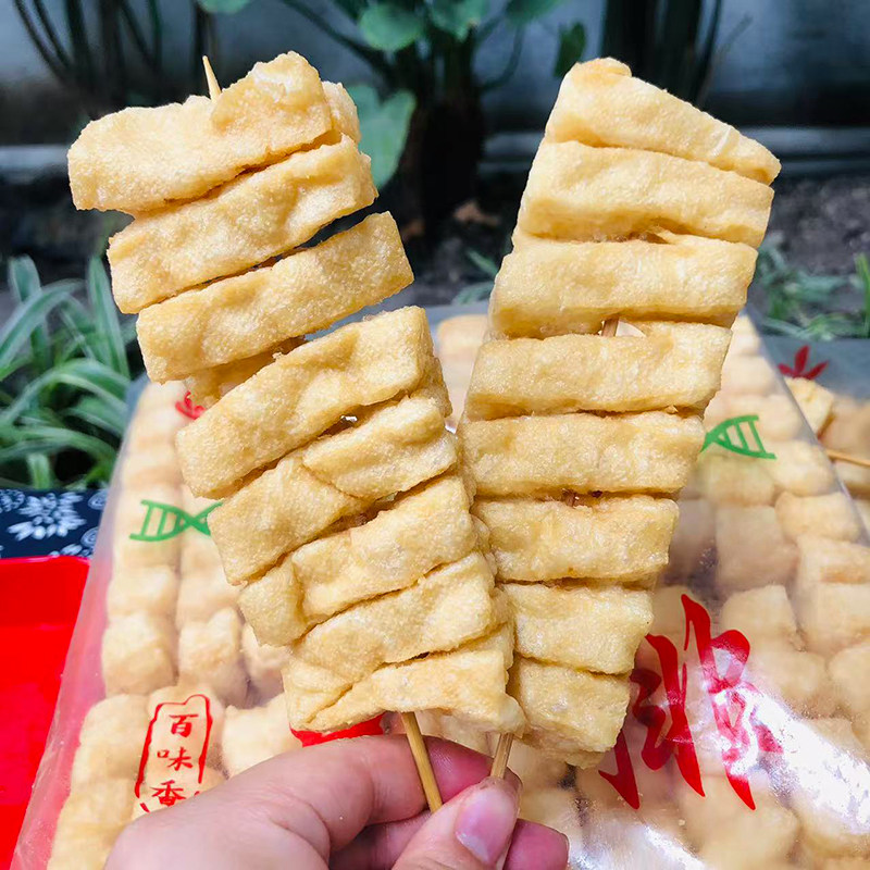 兰花干豆腐串80根豆排串豆制品麻辣烫串串香关东煮串商用冷冻食材