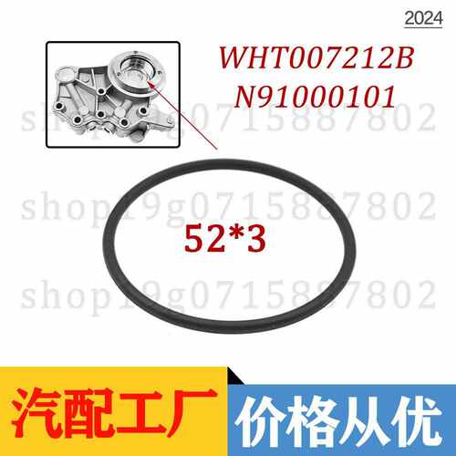 凸轮轴调整器磁铁密封正时链壳垫圈WHT007212B,N91000101,538010