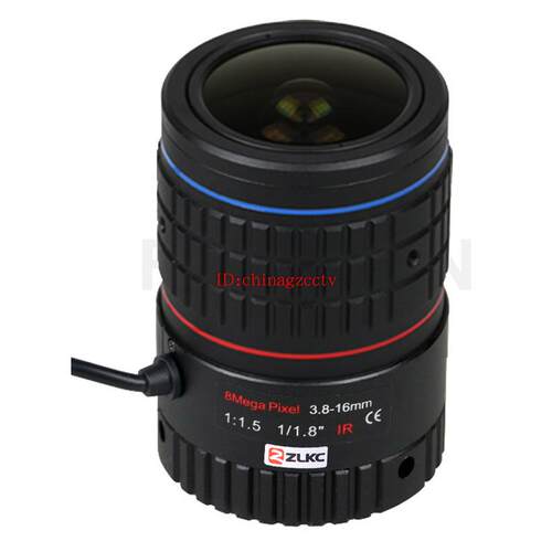 800万1/1.8高清镜头3.8-16mm道路监视摄影机镜头自动光圈变焦CS
