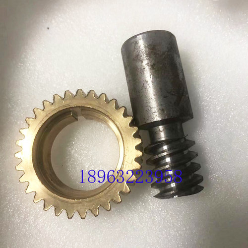 滕州钻铣床ZX6350C 7550走刀器箱齿轮配件铜涡轮铜齿蜗轮蜗杆