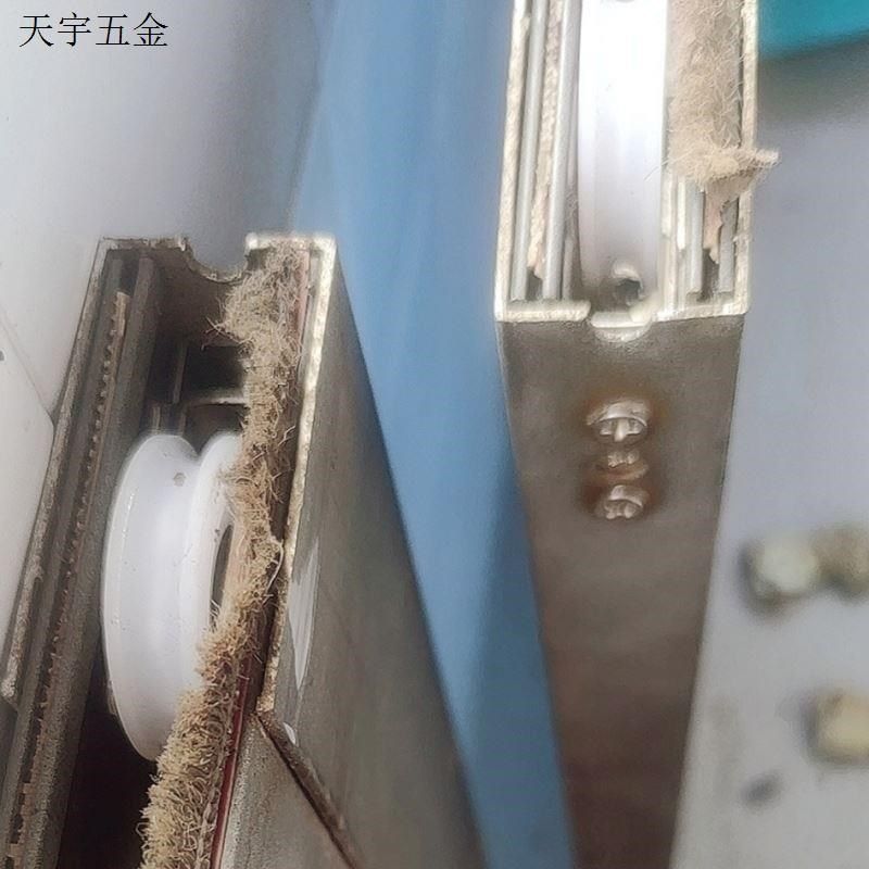 推拉门轨道滑轮4个装828型老式铝合金滑轮玻璃不锈钢移门轨道滑轮
