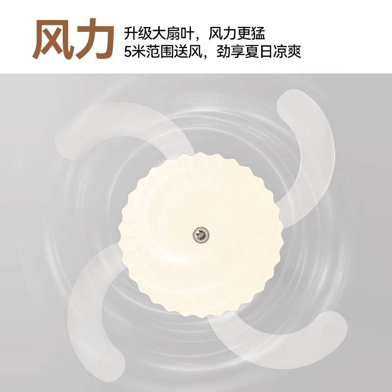 2025新款隐形静音卧室餐厅风扇灯护眼奶油风负离子空气净化吊扇灯