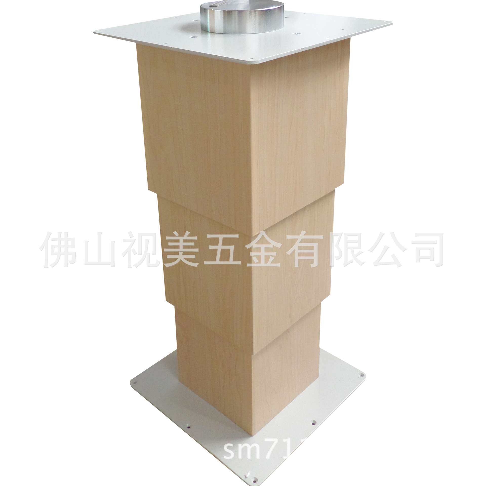 视美手动大铝榻榻米升降机和室升降桌250(木纹)