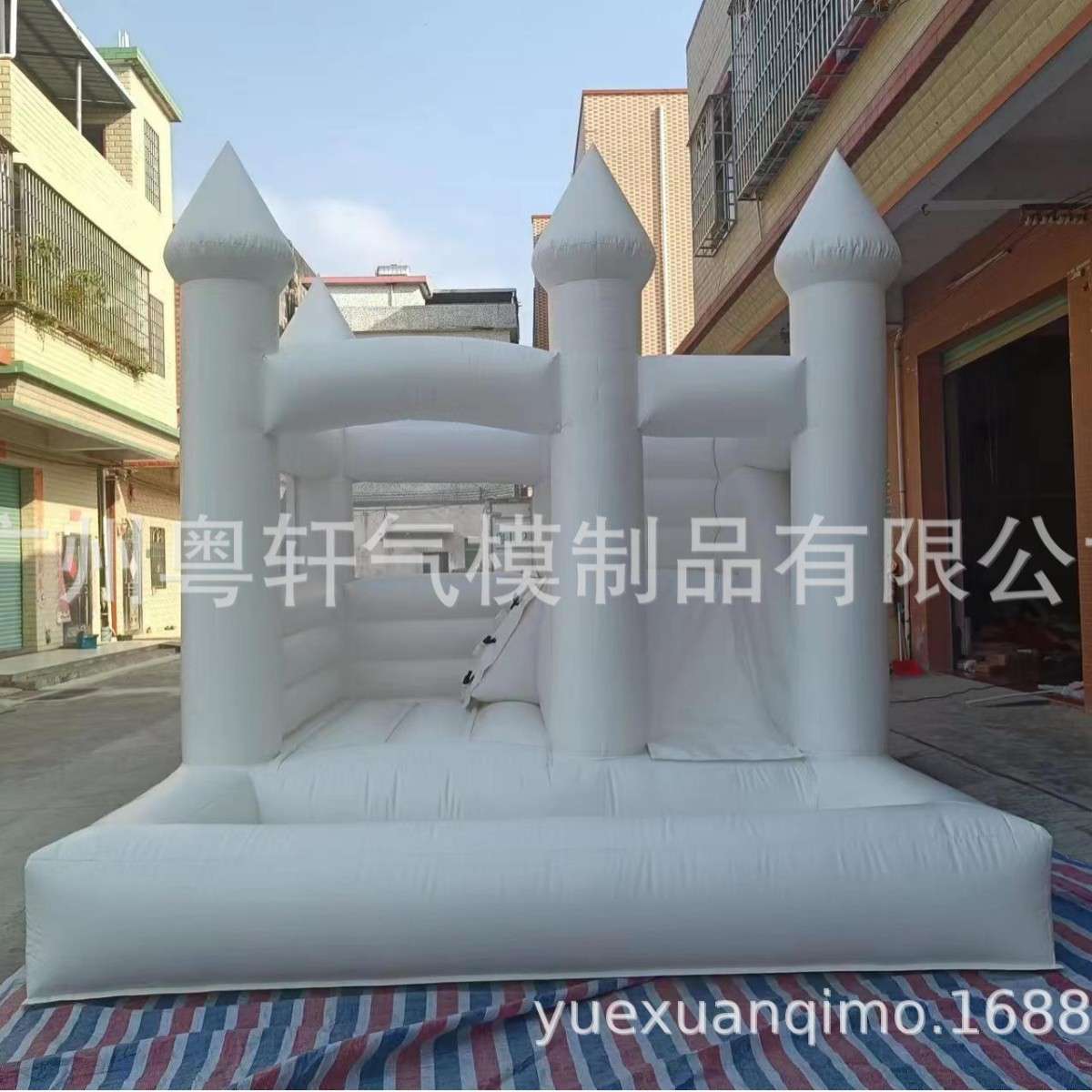 欧美风格派婚礼跳床充气趣味竞技体育运动学校东欧跳床滑梯波波池