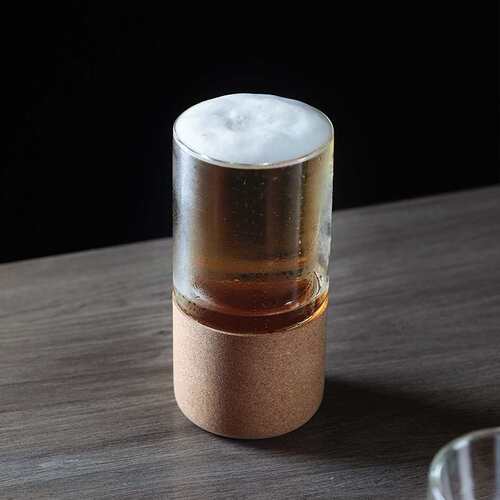 威士忌冰镇啤酒杯 双层玻璃速冻饮料保冷饮品冷却杯能结冰