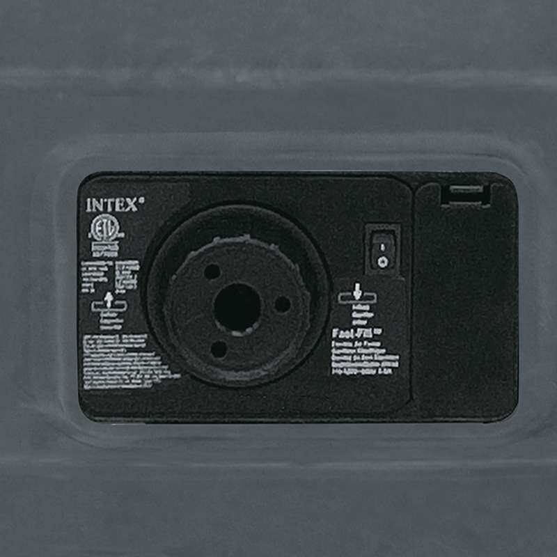 intex67768内置电泵充气床家用户外双人气垫床加厚双层便携冲气床