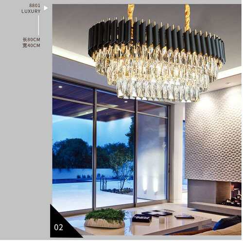 Cross-border hot selling crystal lamp living room chandelier