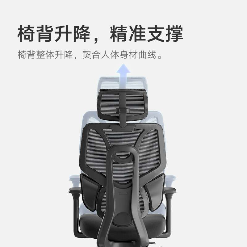 E3三区护腰人体工学椅电脑椅舒适办公椅久坐老板椅子电竞椅