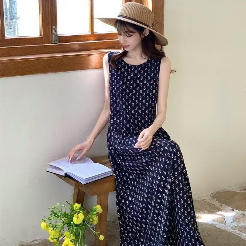 春夏长裙睡裙家居服休闲款连衣裙图片