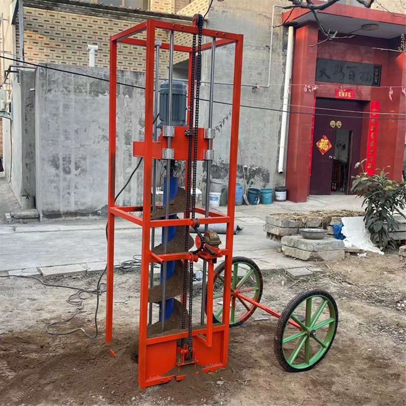电动管桩芯掏泥机 手扶式螺旋清土机延长钻杆