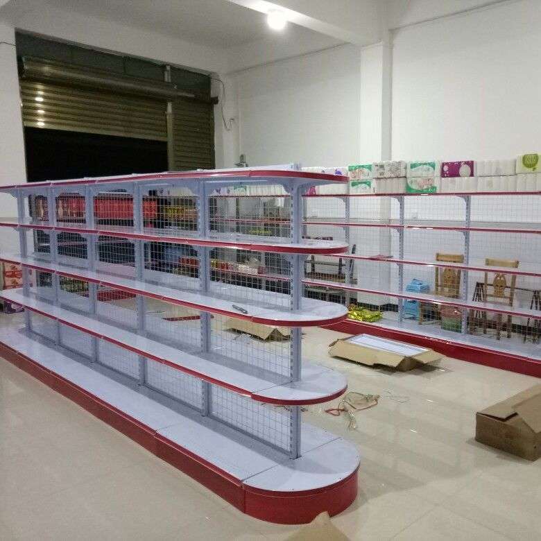 超市货架子加厚展示架小卖部便利店文具店母婴店架置物架单双面