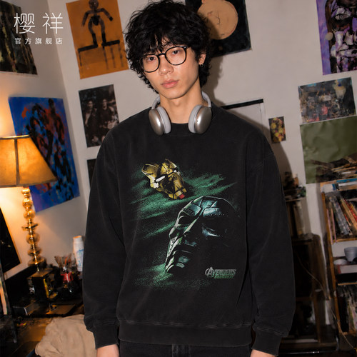 复联5漫威周边纯棉圆领卫衣男款
