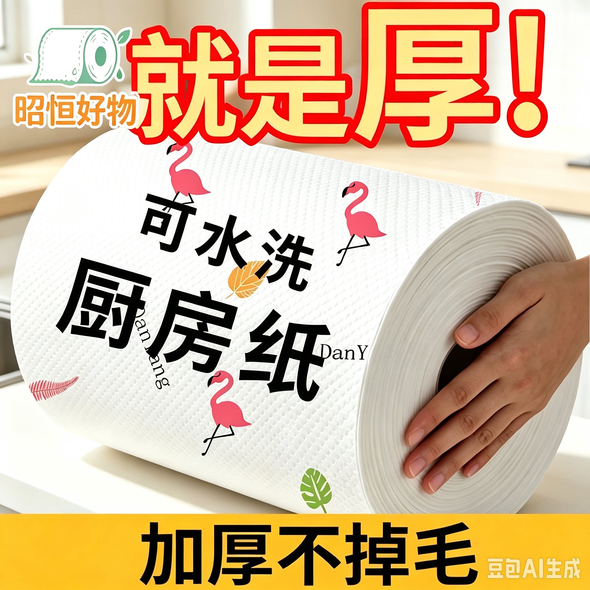 厨房懒人抹布一次性干湿两用免洗不沾油吸水专用布食材擦拭纸YS