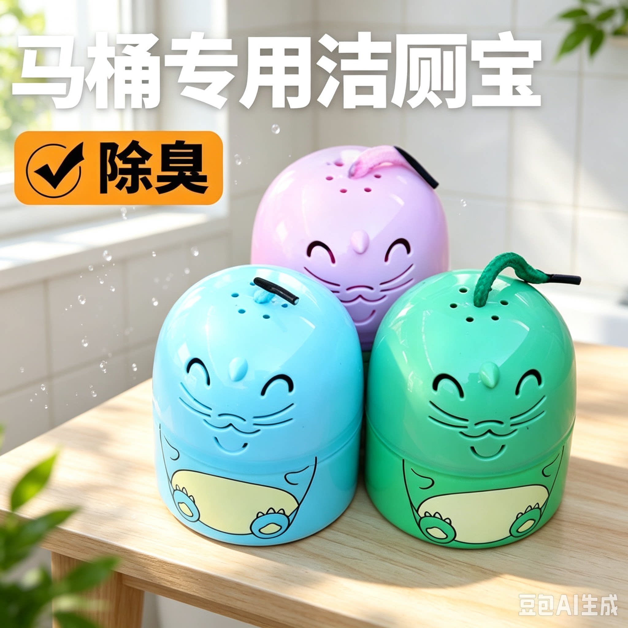 小海豹洁厕灵强力除垢除臭清香型马桶清洁剂去异味留香洁厕宝CJ