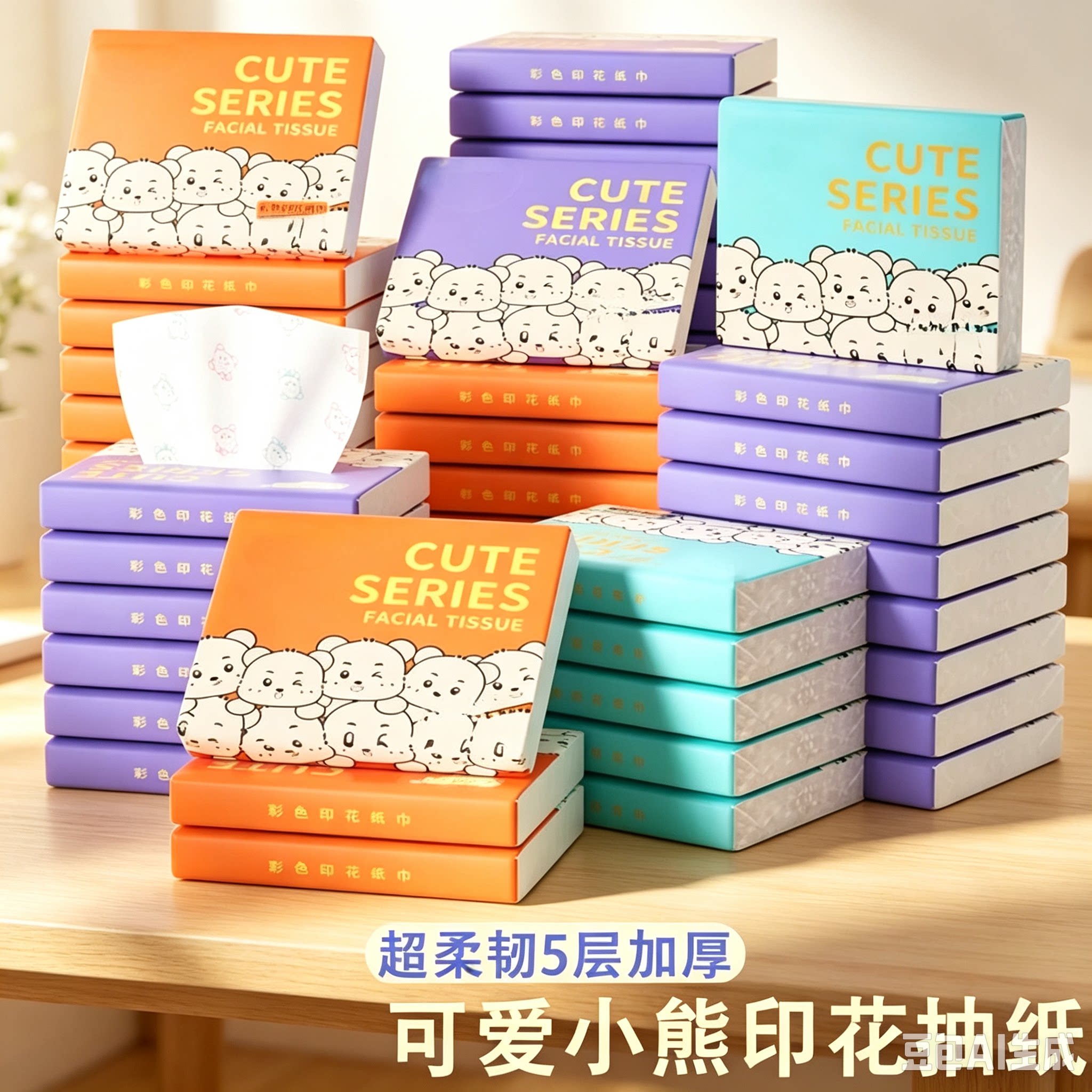 【19.9三十包】佳品印花纸巾随身便携式小包抽纸一次性纸抽YS2
