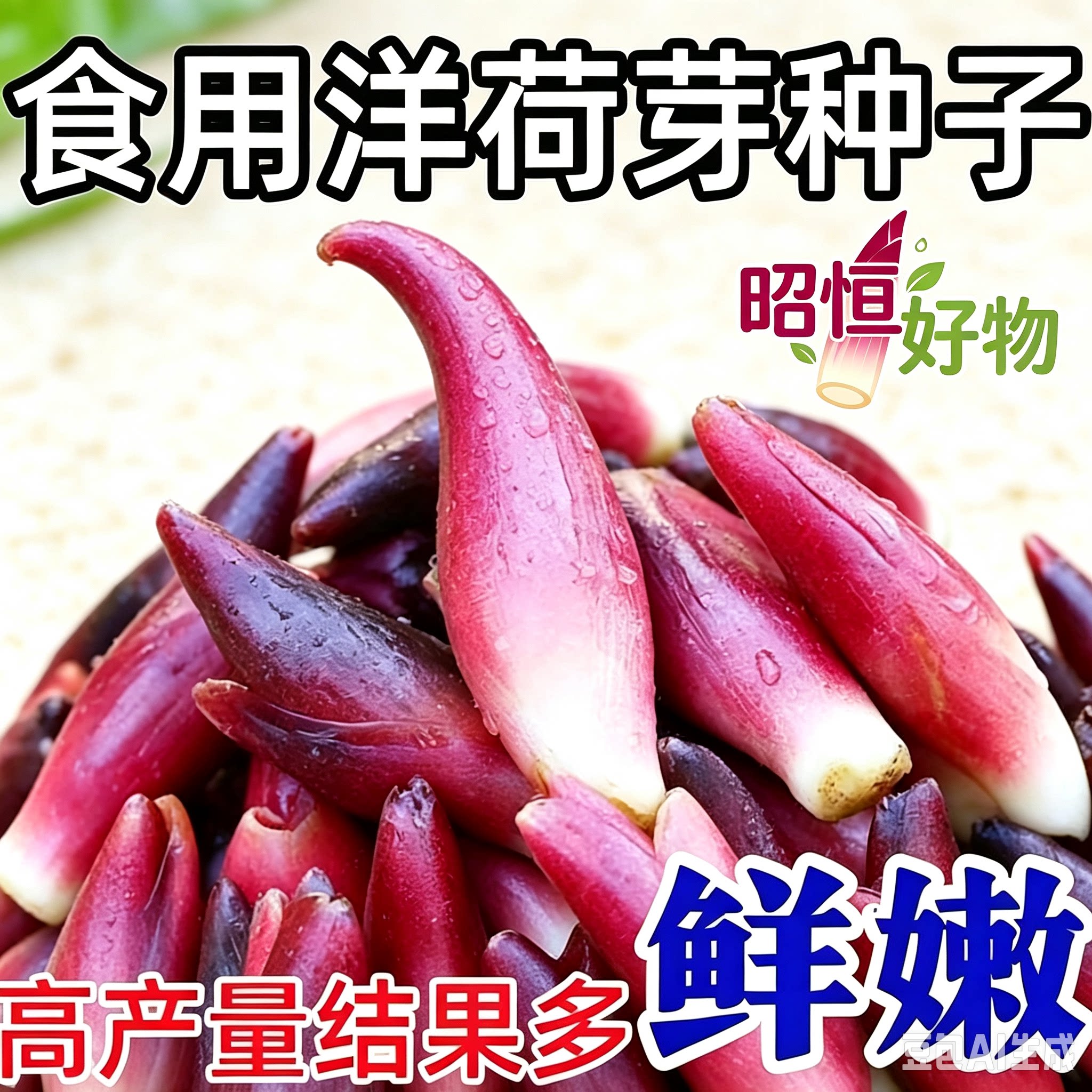 【新品!包邮】食用洋荷芽种球四季种植家庭阳台小院盆栽地栽YS2