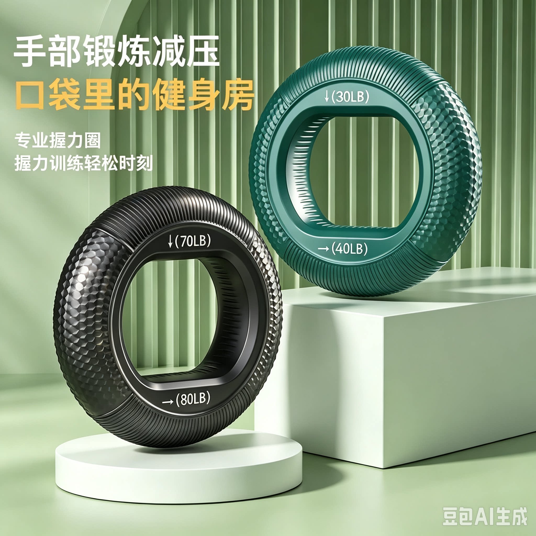 硅胶握力器男握力球腕力臂肌训练五指力量康复握力圈锻练手劲CZ2