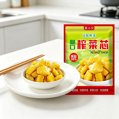 麦小贝涪陵榨菜芯50g小包装配粥