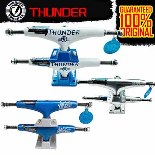THUNDER高端铝钛合金滑板双中空支架桥小鱼滑板双翘双空滑板桥架
