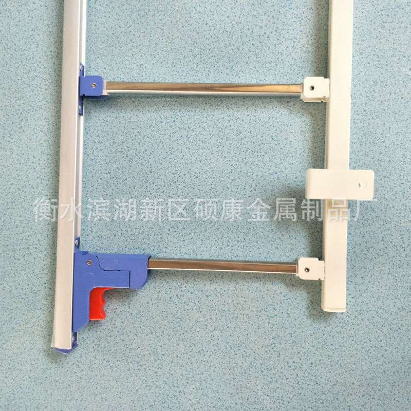侧装挂式不锈钢立柱防摔护栏病床围栏床边床档可折叠护理床安全床