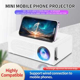 M200迷你投影仪家用便携LED微型投影机高清1080p供货