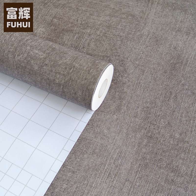 水泥墙壁纸自粘墙纸PVC自贴加厚复古北欧网咖工业风办公室HD-072
