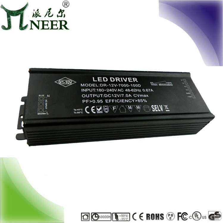 质保三年 高PF 深圳厂家 100W 48V 灯带LED灯条 DALI恒压调光电源