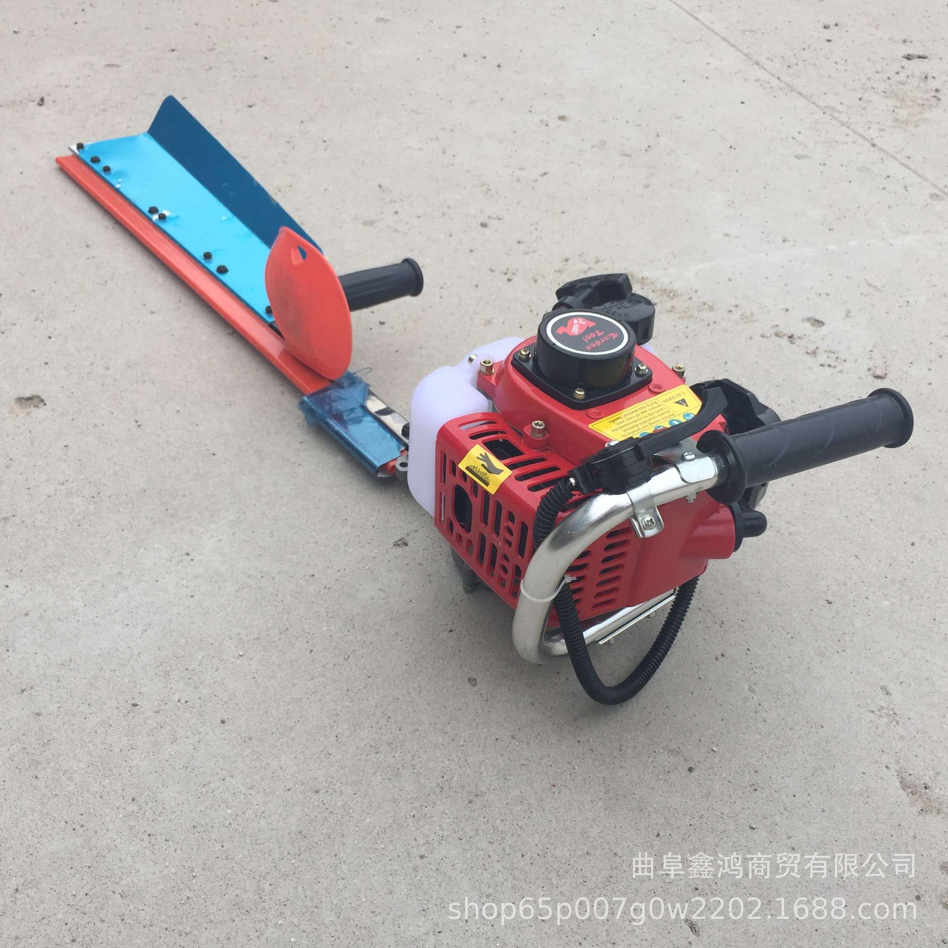 冬青修剪汽油绿篱机 单双刃汽油绿篱机图片 背负式汽油绿篱机价格