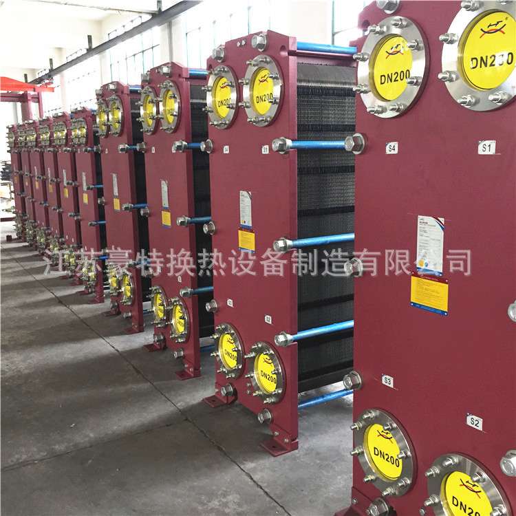 换热片 暖气板式换热器 不锈钢过水热家用水源热泵 容积式换热器