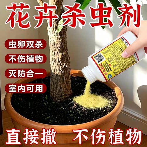 花卉驱虫防虫药土壤地下害虫万能型家用花盆灭小黑飞粉虱蚜虫园艺