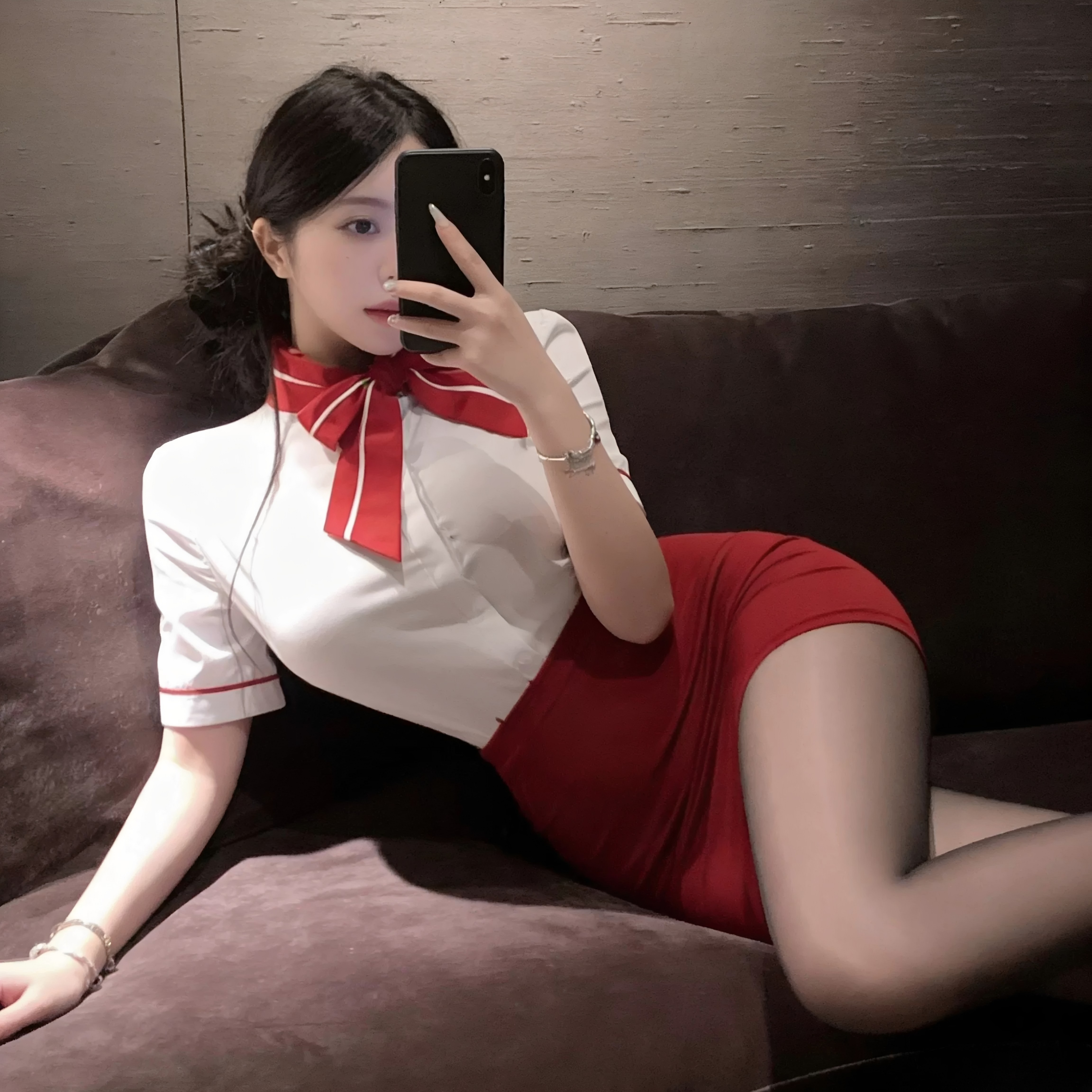 空姐COS纯欲OL制服套装