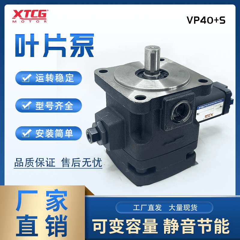 VP30+S VP40+S 高低压双联叶片泵液压站泵头 低噪音液压泵VP40+PA图片