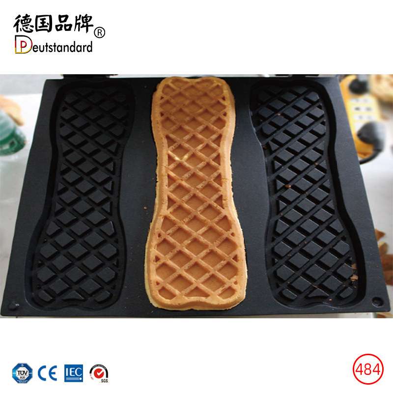 华夫饼机长条华夫炉松饼机格子饼机早餐机长格子华夫烤炉小吃设备