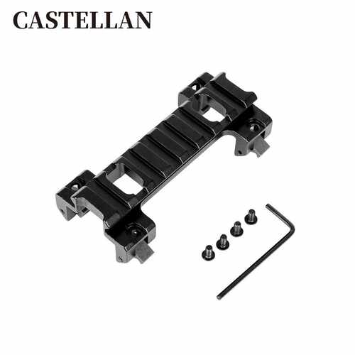 激趣MP5导轨条 后延短支架导轨CNC 铝合金20mm导轨MP5 rail Base