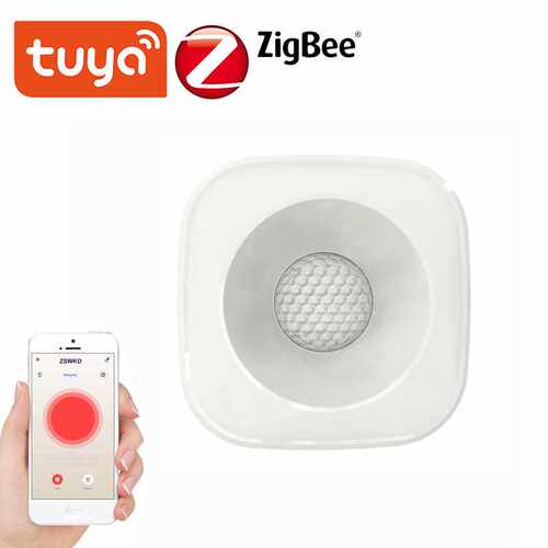 涂鸦智能WiFi/ZigBee人体红外感应器红外探测仪无线PIR智能家居