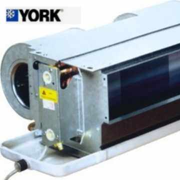 约克YORK风机盘管中央空调卧式暗装超薄省电水冷空调机适用于商场