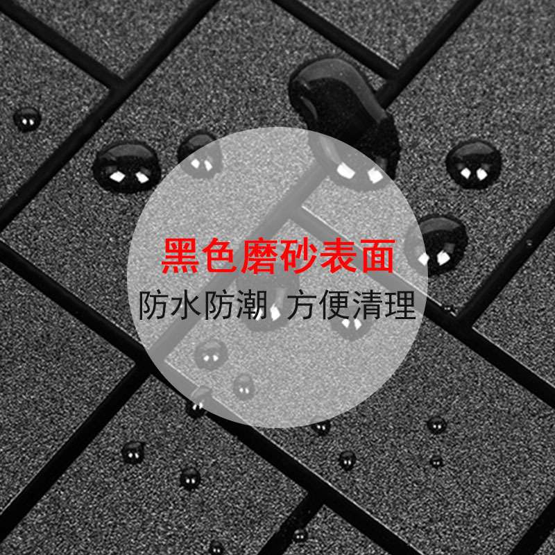 静电黑色磨砂玻璃贴全遮不透光隔热防晒磨砂办公室浴室窗户贴纸