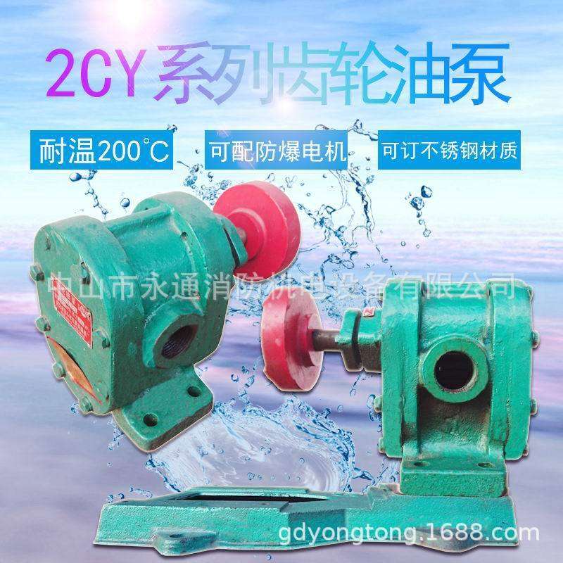 2CY2.1/2.5红旗牌输油设备齿轮油泵增压燃油泵润滑泵机油泵输油泵