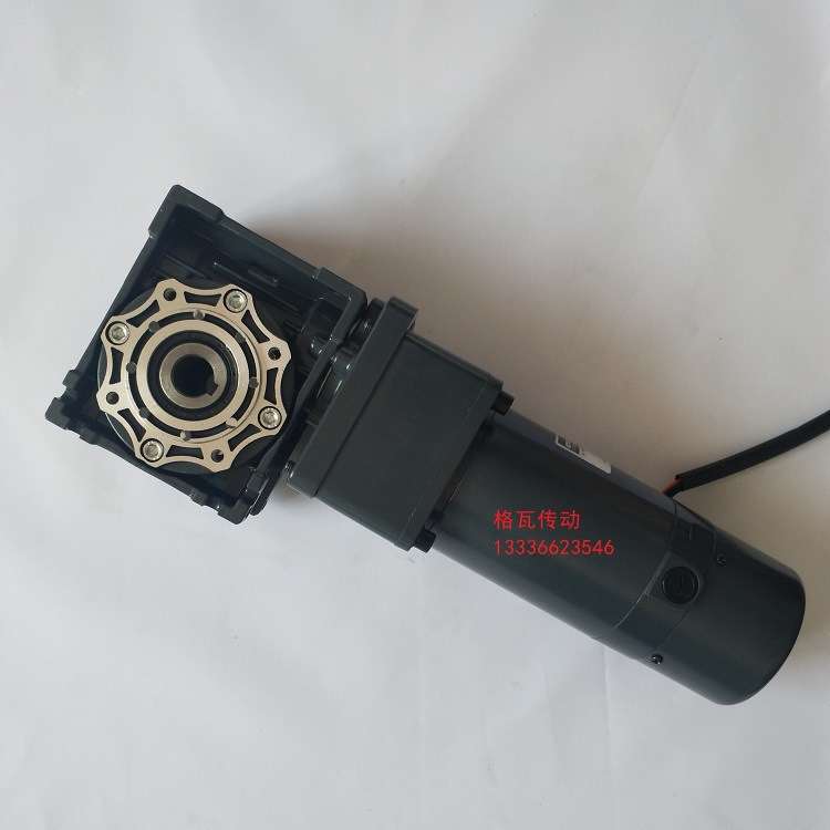 格瓦小型直流减速电机 移动式垃圾桶清洗机械 慢速24V减速电机