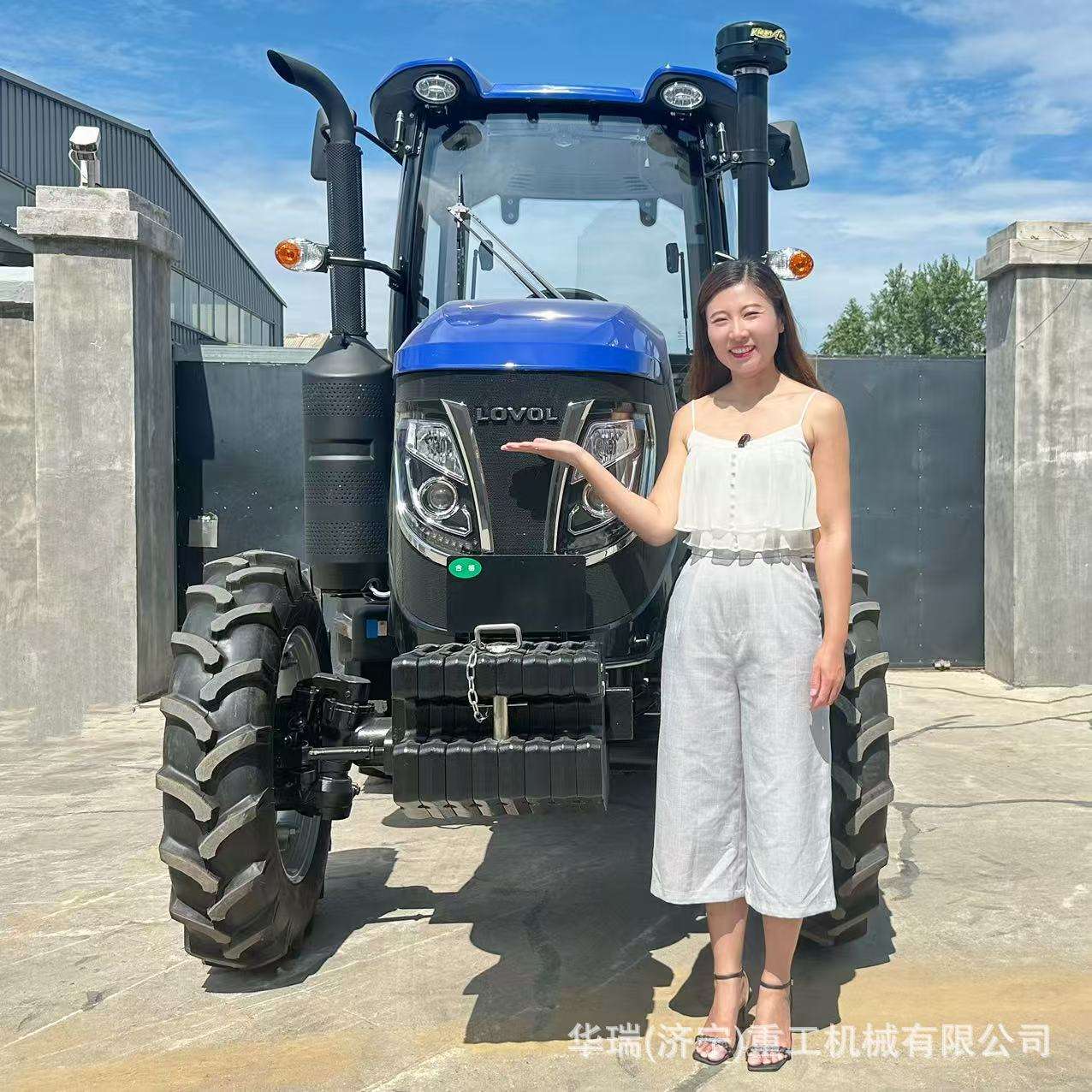 直补 雷沃欧豹M1004-3B拖拉机可犁地旋耕机100马力大桥四驱拖拉机