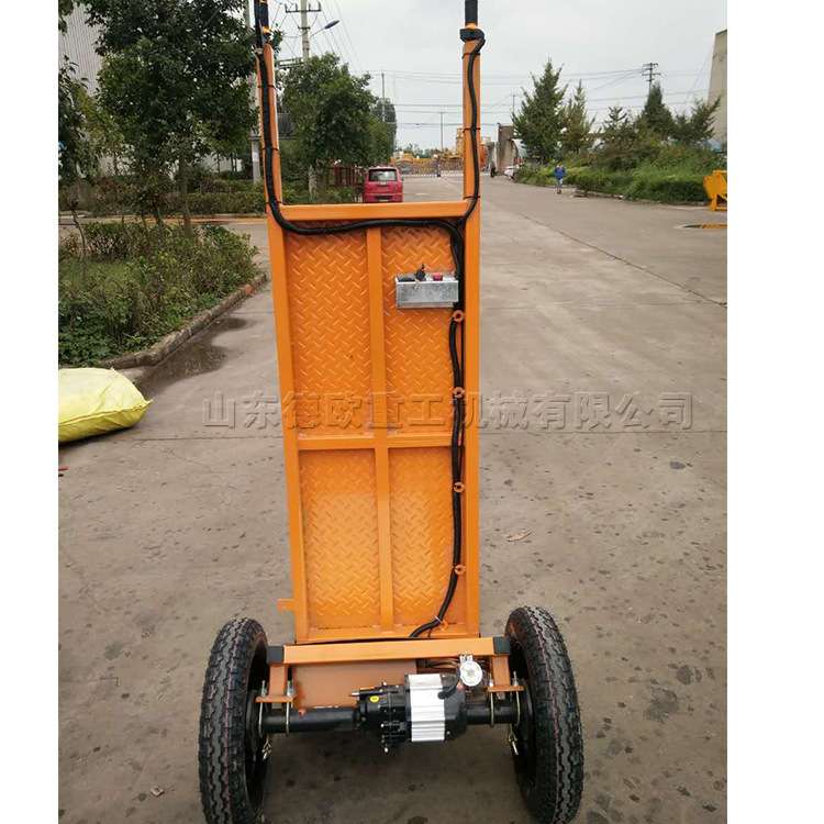 供应干坯车 建筑工具小平板车手推式平板运输车电动两轮拉砖车